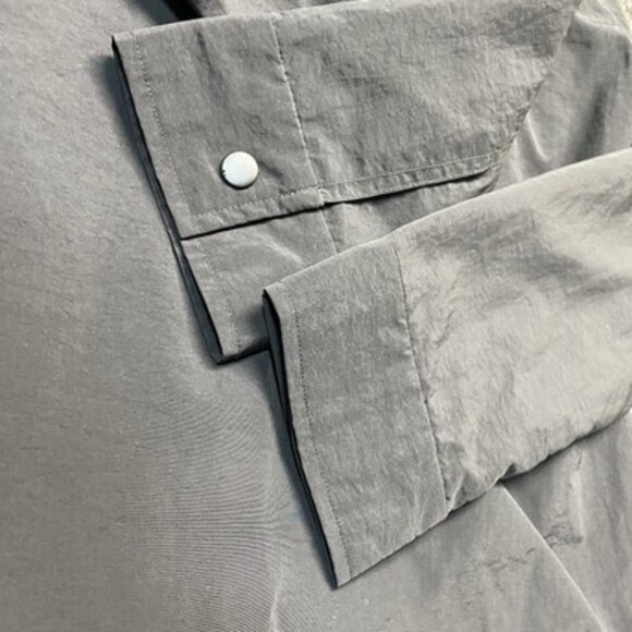 BP Nordstrom Shacket M Black Overshirt Streetwear Layering Fall Winter New - Picture 11 of 16